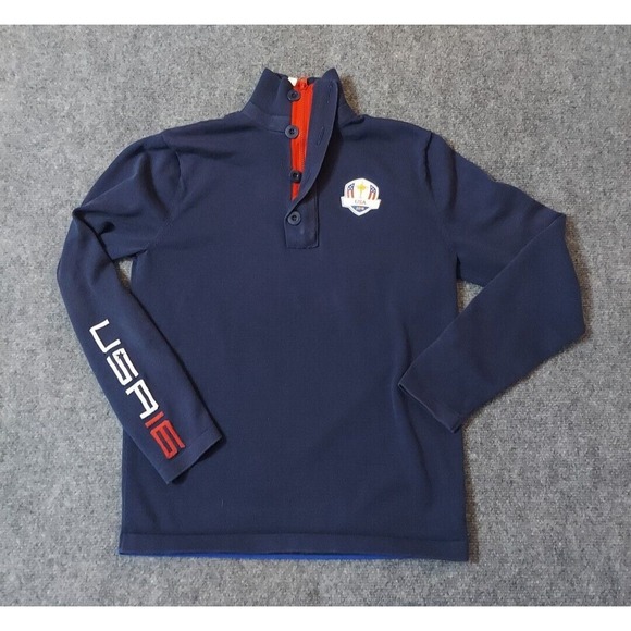 Ralph Lauren Other - Polo Ralph Lauren RLX Sweater‎ Mens Small Blue USA 2016 1/4 Zip Pullover Henley